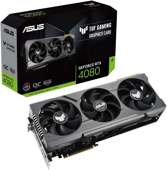 Відеокарта ASUS GeForce RTX 4080 16GB GDDR6X TUF GAMING OC TUF-RTX4080-O16G-GAMING