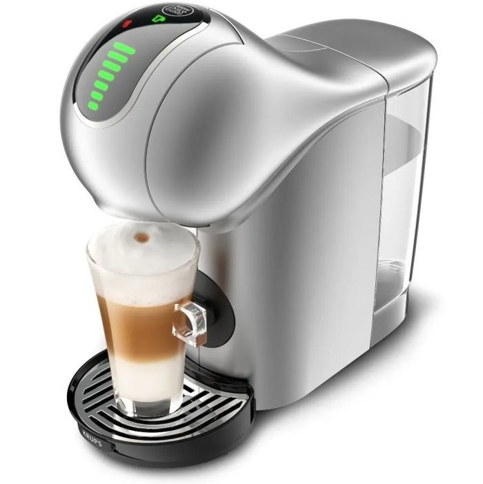 Кавоварка Krups капсульна Dolce Gusto Genio S Touch, 2,8л, капсули, сернор.керування, сріблястий