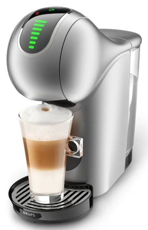 Кавоварка Krups капсульна Dolce Gusto Genio S Touch, 2,8л, капсули, сернор.керування, сріблястий