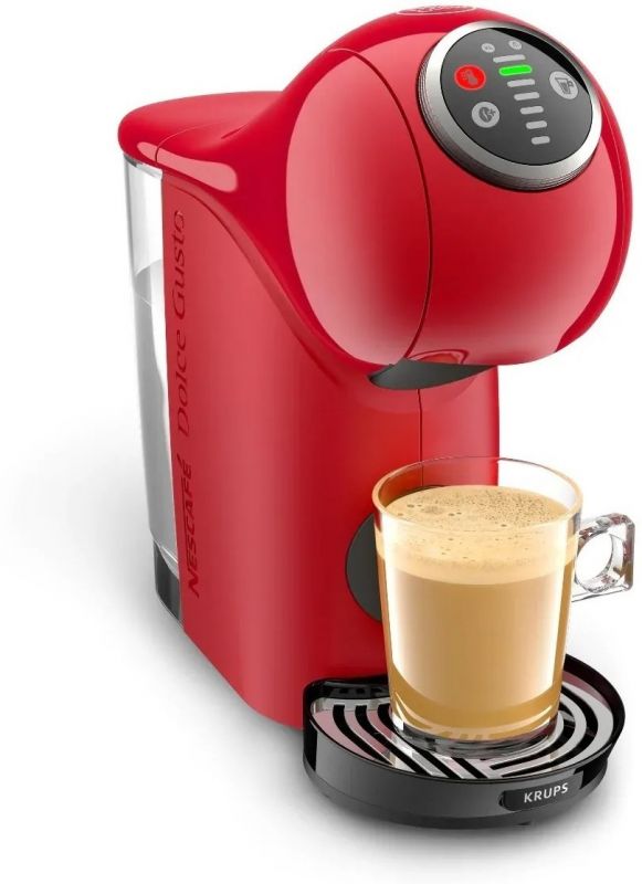 Кавоварка Krups капсульна Dolce Gusto Genio S Plus, 0,8л, капсули, сернор.керування, червоний