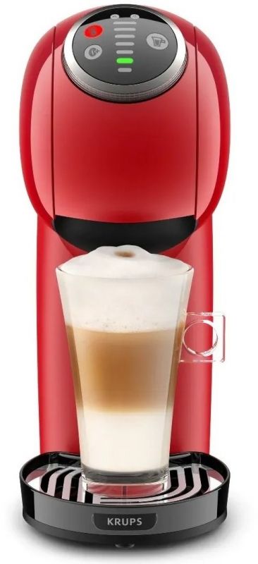 Кавоварка Krups капсульна Dolce Gusto Genio S Plus, 0,8л, капсули, сернор.керування, червоний