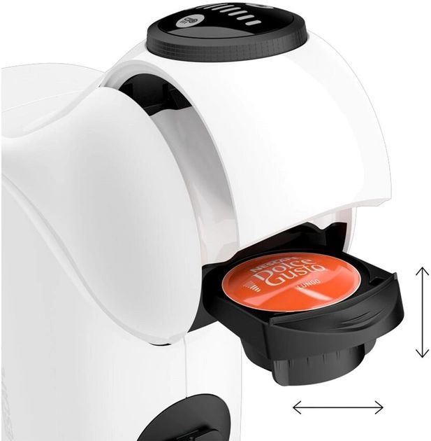 Кавоварка Krups капсульна Dolce Gusto Genio S Plus , 0,8л, капсули, сернор.керування, білий