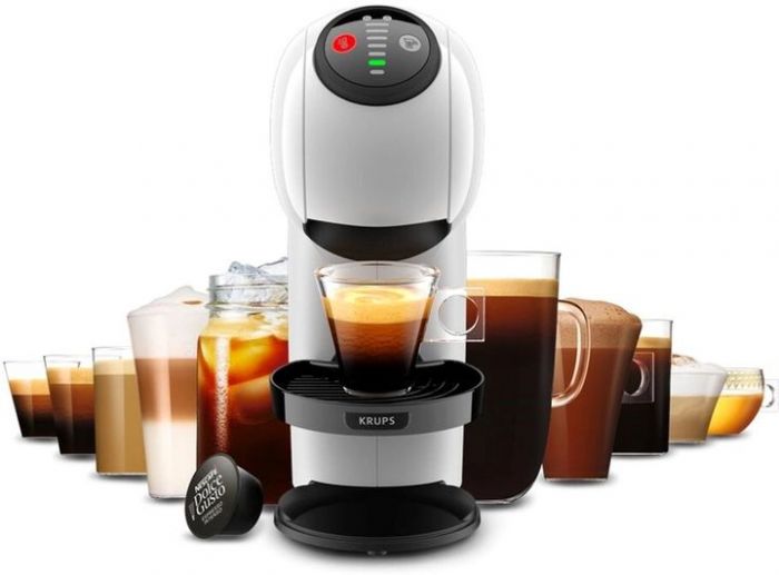 Кавоварка Krups капсульна Dolce Gusto Genio S Plus , 0,8л, капсули, сернор.керування, білий