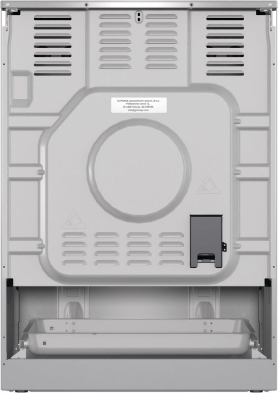 Плита Gorenje GECS6C70XC електрична склокерамічна, 71л, 60x60см, дисплей, програматор, нерж