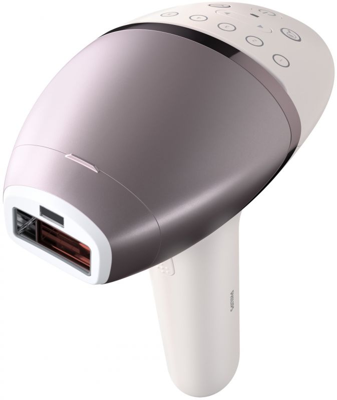 Фотоепілятор Philips Lumea IPL 9900 Series, акумуляторний , кіл-ть спалах.-450000, 2- 4 см2, насадок-4, футляр, рожевий