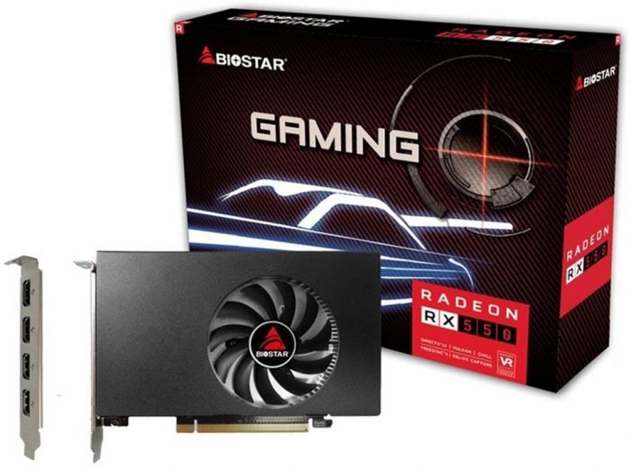 Відеокарта Biostar Radeon RX 550 4GB GDDR5 4HDMI