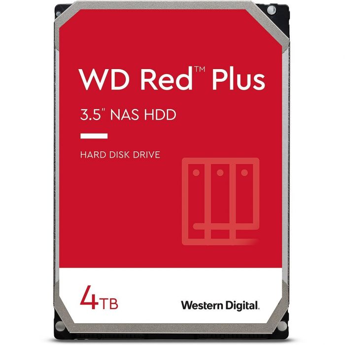 Жорсткий диск WD  4TB 3.5" 5400 256MB SATA Red Plus NAS