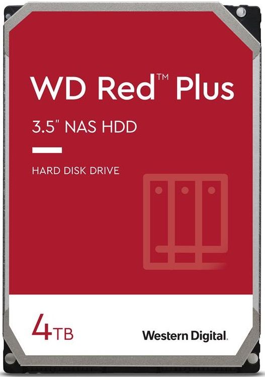 Жорсткий диск WD  4TB 3.5" 5400 256MB SATA Red Plus NAS