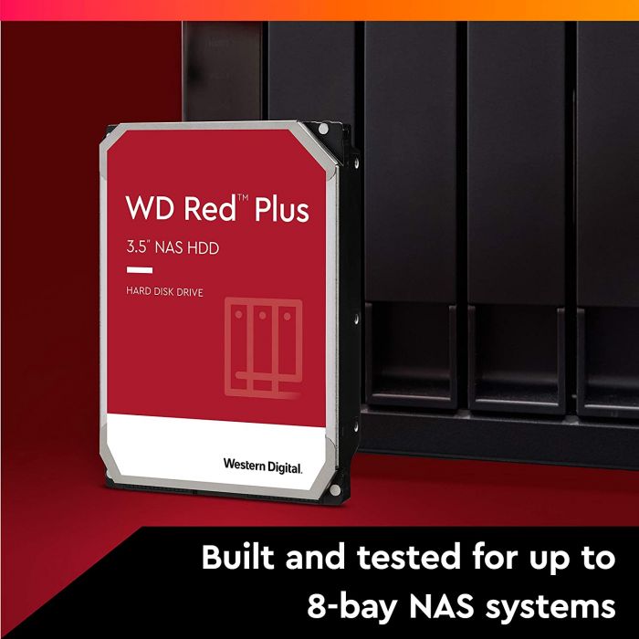 Жорсткий диск WD  4TB 3.5" 5400 256MB SATA Red Plus NAS