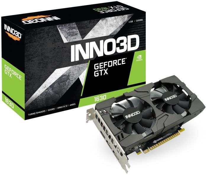 Відеокарта INNO3D GeForce GTX 1630 4GB GDDR6 TWIN X2 OC