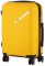 Валіза пластикова, 2E, SIGMA, мала, 4 колеса, жовта