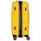 Валіза пластикова, 2E, SIGMA EXP, середня з розширенням, 4 колеса, жовта