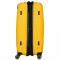 Валіза пластикова, 2E, SIGMA EXP, велика з розширенням, 4 колеса, жовта