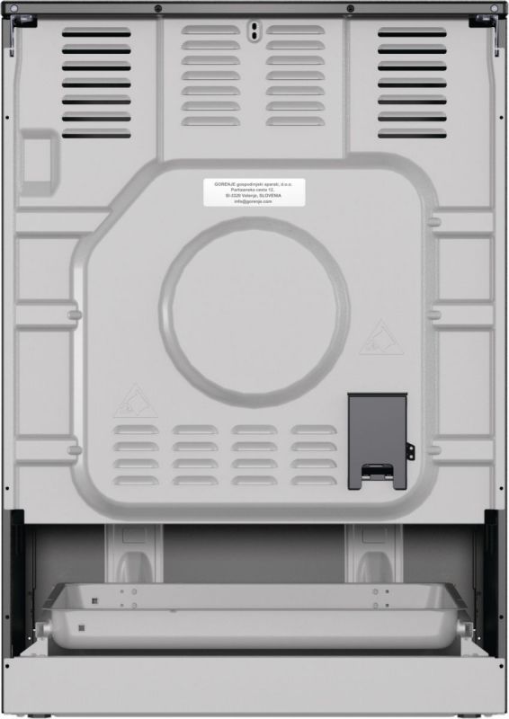 Плита Gorenje GEIT6E62BPG електрична індукційна, 64л, 60x60см, дисплей, сенсорне упр, піроліз, чорний