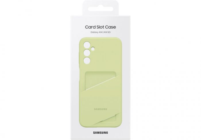 Чохол Samsung Card Slot Case для смартфона Galaxy A14 (A146) Lime