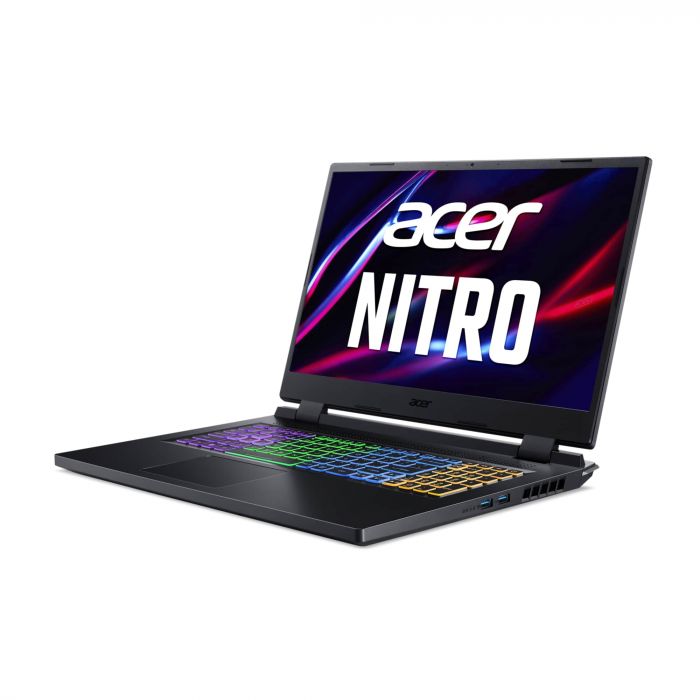 Ноутбук Acer Nitro 5 AN517-42 17.3FHD IPS 144Hz/AMD R7 6800H/16/512F/NVD3050-4/Lin/Black