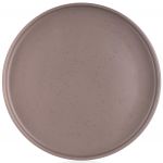Тарілка обідня Ardesto Trento, 26,5 см, сіра, кераміка