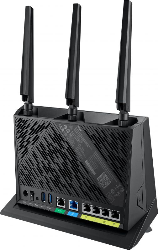 Маршрутизатор ASUS RT-AX86U PRO AX5700 4xGE LAN 1xGE WAN 1x2.5GE WAN/LAN 1xUSB3.2 1xUSB2.0 MU-MIMO OFDMA MESH