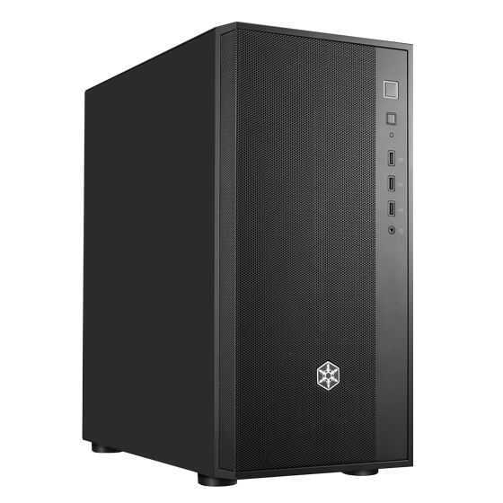 Корпус SilverStone FARA FAR1B-V2, без БЖ, 2xUSB3.0, 1xUSB2.0, 1x120mm Black fan, TG Side Panel, ATX, Black