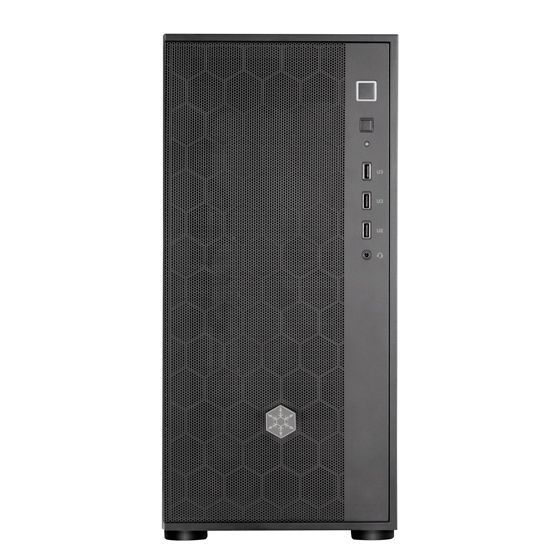 Корпус SilverStone FARA FAR1B-V2, без БЖ, 2xUSB3.0, 1xUSB2.0, 1x120mm Black fan, TG Side Panel, ATX, Black