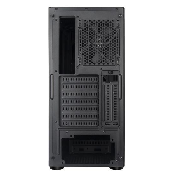 Корпус SilverStone FARA FAR1B-V2, без БЖ, 2xUSB3.0, 1xUSB2.0, 1x120mm Black fan, TG Side Panel, ATX, Black