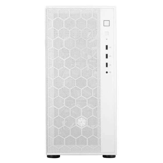 Корпус SilverStone FARA FAR1W-G-V2, без БЖ, 2xUSB3.0, 1xUSB2.0, 1x120mm Black fan, TG Side Panel, ATX, White