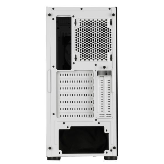 Корпус SilverStone FARA FAR1W-G-V2, без БЖ, 2xUSB3.0, 1xUSB2.0, 1x120mm Black fan, TG Side Panel, ATX, White