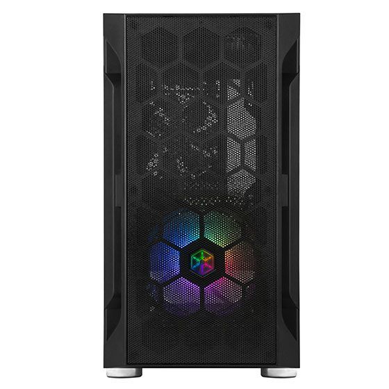 Корпус SilverStone FARA FAH1MB-G, без БЖ, 1xUSB3.0, 2xUSB2.0, 1x120mm Black fan, TG Side Panel, mATX, Black