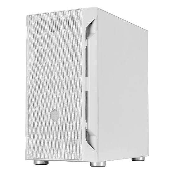 Корпус SilverStone FARA FAH1MW-G, без БЖ, 1xUSB3.0, 2xUSB2.0, 1x120mm Black fan, TG Side Panel, mATX, White