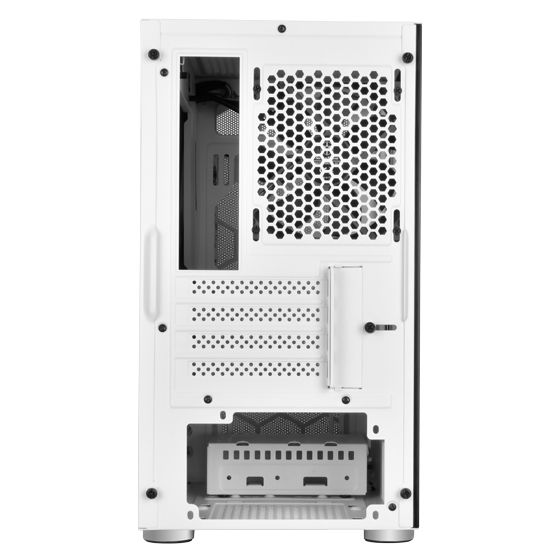 Корпус SilverStone FARA FAH1MW-G, без БЖ, 1xUSB3.0, 2xUSB2.0, 1x120mm Black fan, TG Side Panel, mATX, White