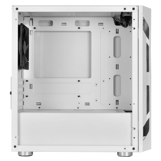 Корпус SilverStone FARA FAH1MW-G, без БЖ, 1xUSB3.0, 2xUSB2.0, 1x120mm Black fan, TG Side Panel, mATX, White