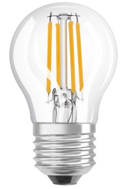 Лампа світлодіодна OSRAM LED P60 5.5W (806Lm) 2700K E27 філамент