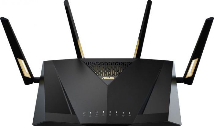 Маршрутизатор ASUS RT-AX88U PRO AX6000 4xGE LAN 2.5xGE WAN 1x2.5GE WAN/LAN 1xUSB3.2 1xUSB2.0 MU-MIMO OFDMA MESH