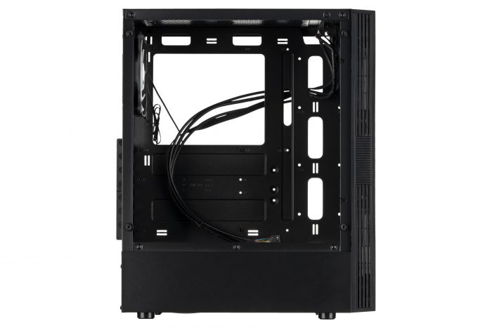 Корпус 2E Gaming Runa G2107, без БЖ, 1xUSB 3.0, 2xUSB 2.0, 1x120mm ARGB, ARGB strip, TG Side Panel, ATX, чорний