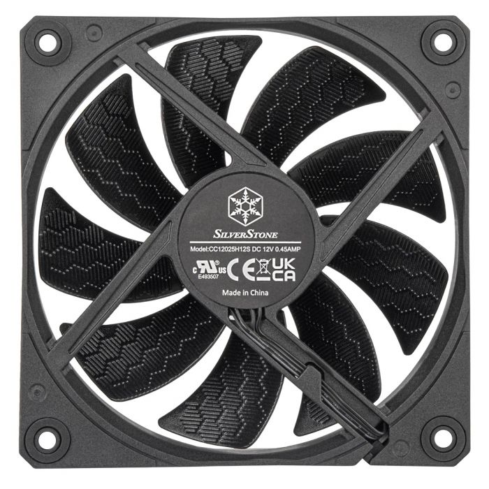 Корпусний вентилятор SilverStone Shark Force SF120B, 120mm, 2500rpm, 4pin PWM, 41.2dBa