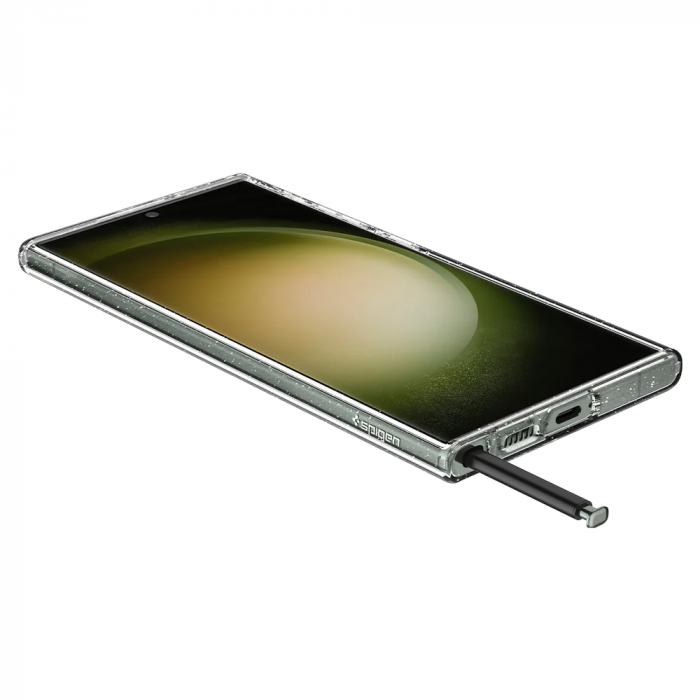 Чохол Spigen для Samsung Galaxy S23 Ultra Liquid Crystal Glitter, Crystal Quartz