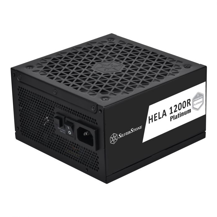 Блок живлення SilverStone Hela Cybenetics HA1200R-PM  (1200W), >90%, 80+ Platinum, 135mm, 1xMB 24pin(20+4), 2xCPU 8pin(4+4), 3xMolex, 12xSATA, 6xPCIe 8pin(6+2),1x(12+4)pin 12VHPWR, 1xFDD, Fully Modular