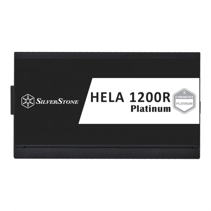 Блок живлення SilverStone Hela Cybenetics HA1200R-PM  (1200W), >90%, 80+ Platinum, 135mm, 1xMB 24pin(20+4), 2xCPU 8pin(4+4), 3xMolex, 12xSATA, 6xPCIe 8pin(6+2),1x(12+4)pin 12VHPWR, 1xFDD, Fully Modular