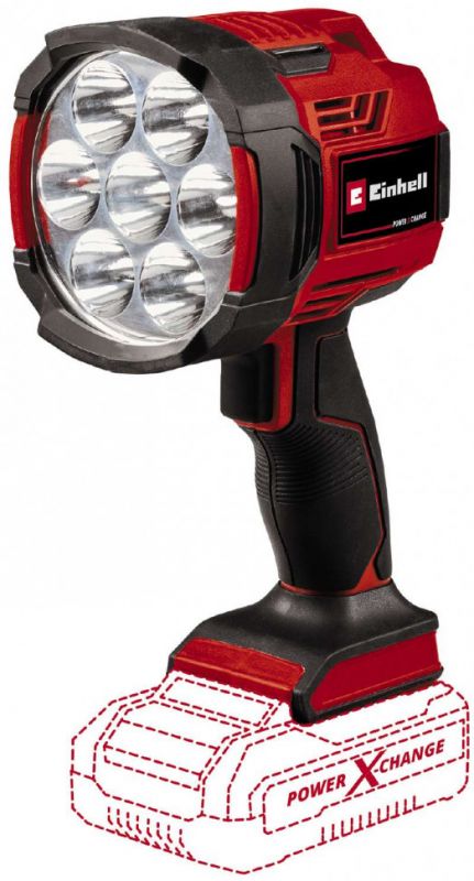 Ліхтар Einhell TE-CL 18/2500 LiAC - Solo акум., PXC, 2500 лм, 18В, 6500 К, 7 LED, 18/12В, 0.6 кг (без АКБ і ЗП)