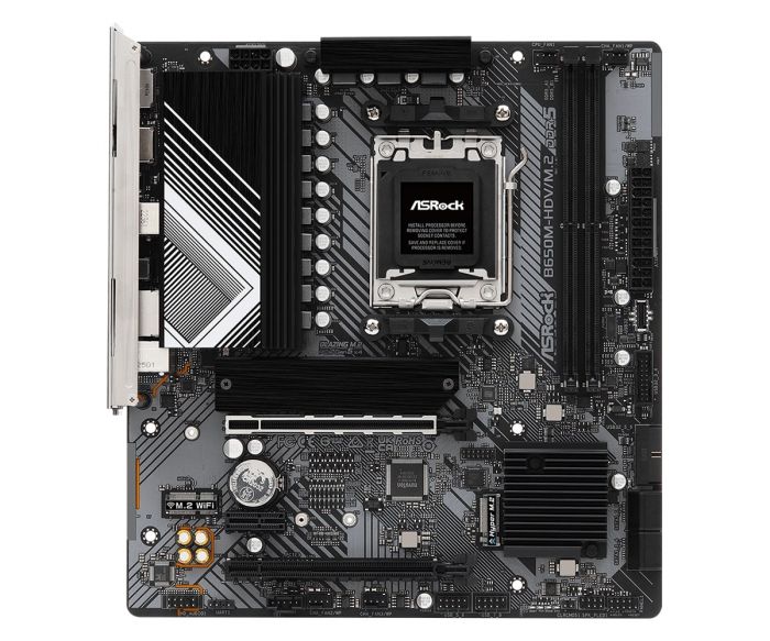 Материнська плата ASRock B650M-HDV/M.2 sAM5 B650M 2xDDR5 M2.0 HDMI DP mATX