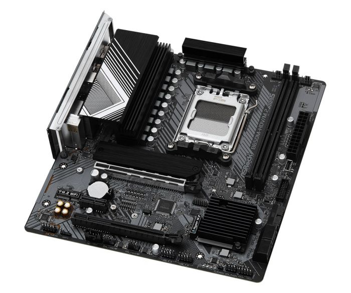 Материнська плата ASRock B650M-HDV/M.2 sAM5 B650M 2xDDR5 M2.0 HDMI DP mATX