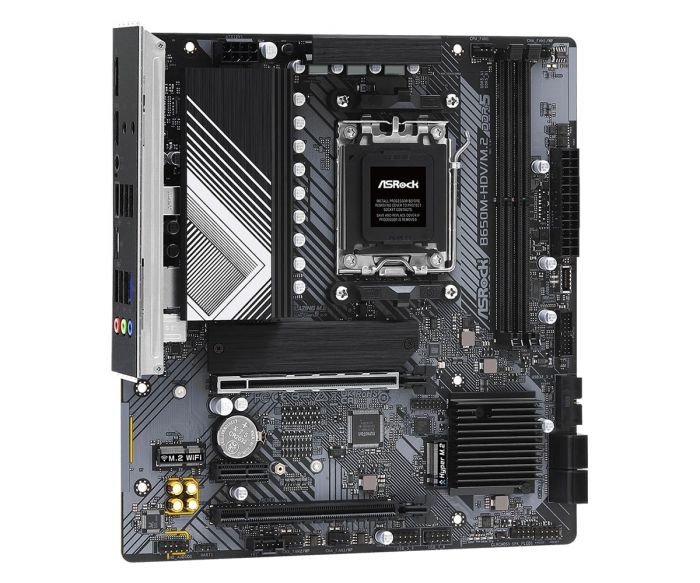 Материнська плата ASRock B650M-HDV/M.2 sAM5 B650M 2xDDR5 M2.0 HDMI DP mATX