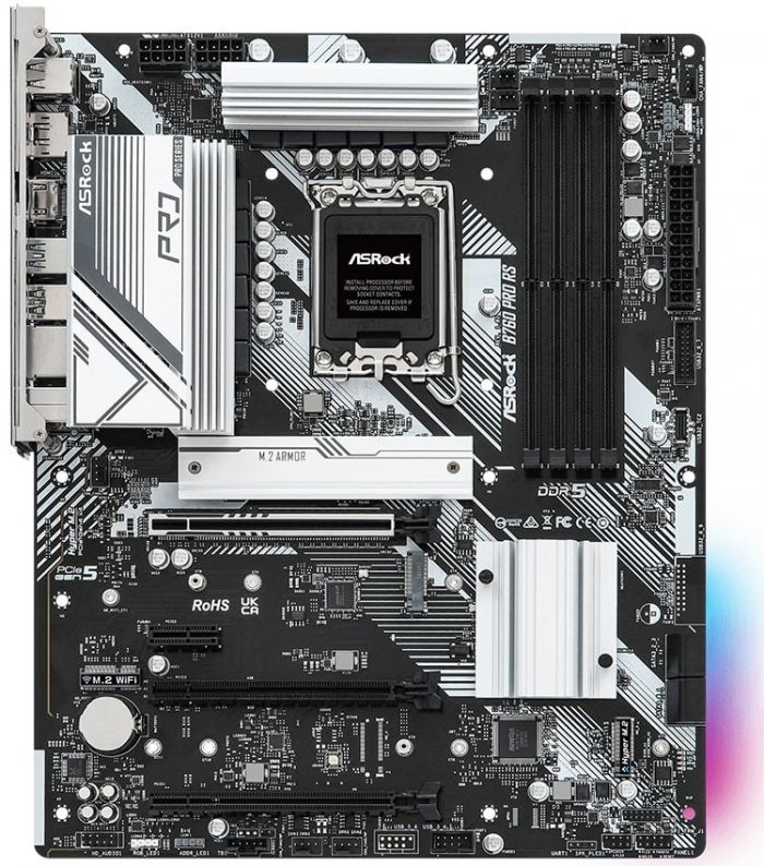 Материнська плата ASRock B760 PRO RS s1700 B760 4xDDR5 HDMI DP ATX