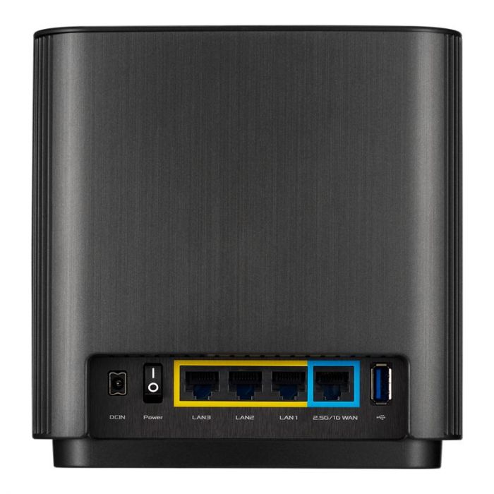 Маршрутизатор ASUS ZenWiFi XT8 2PK black AX6600 3xGE LAN 1x2.5GE WAN 1xUSB3.1 WPA3 OFDMA MESH