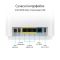 Маршрутизатор ASUS ZenWiFi XT9 1PK AX7800 3xGE LAN 1x2.5GE WAN 1xUSB 3.2 MU-MIMO OFDMA MESH white