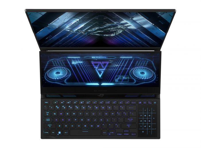 Ноутбук ASUS ROG Zephyrus Duo 16 GX650PZ-NM025X 16QHD+ mLED/AMD R9-7945HX/32/1024F/NVD4080-12/W11P/Black