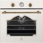 Духова шафа Electrolux електрична Rococo, 72л, A, конвекція, телескопічні напрямні, шампань