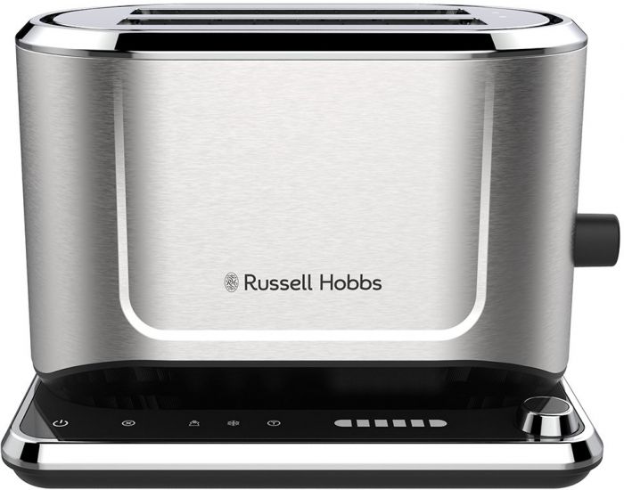 Тостер  Russell Hobbs Attentiv 2 Slice, 1500Вт, нержавіюча сталь, підігрів, розморозка, нержав