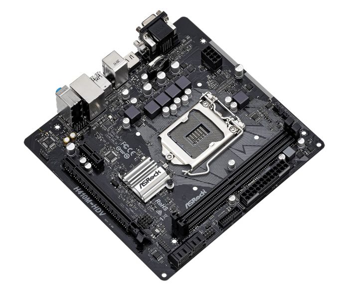 Материнська плата ASRock H410M-HDV R2.0 s1200 H410 2xDDR4 HDMI DVI VGA mATX