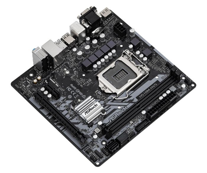 Материнська плата ASRock H510M-HVS R2.0 s1200 H510 2xDDR4 HDMI VGA mATX